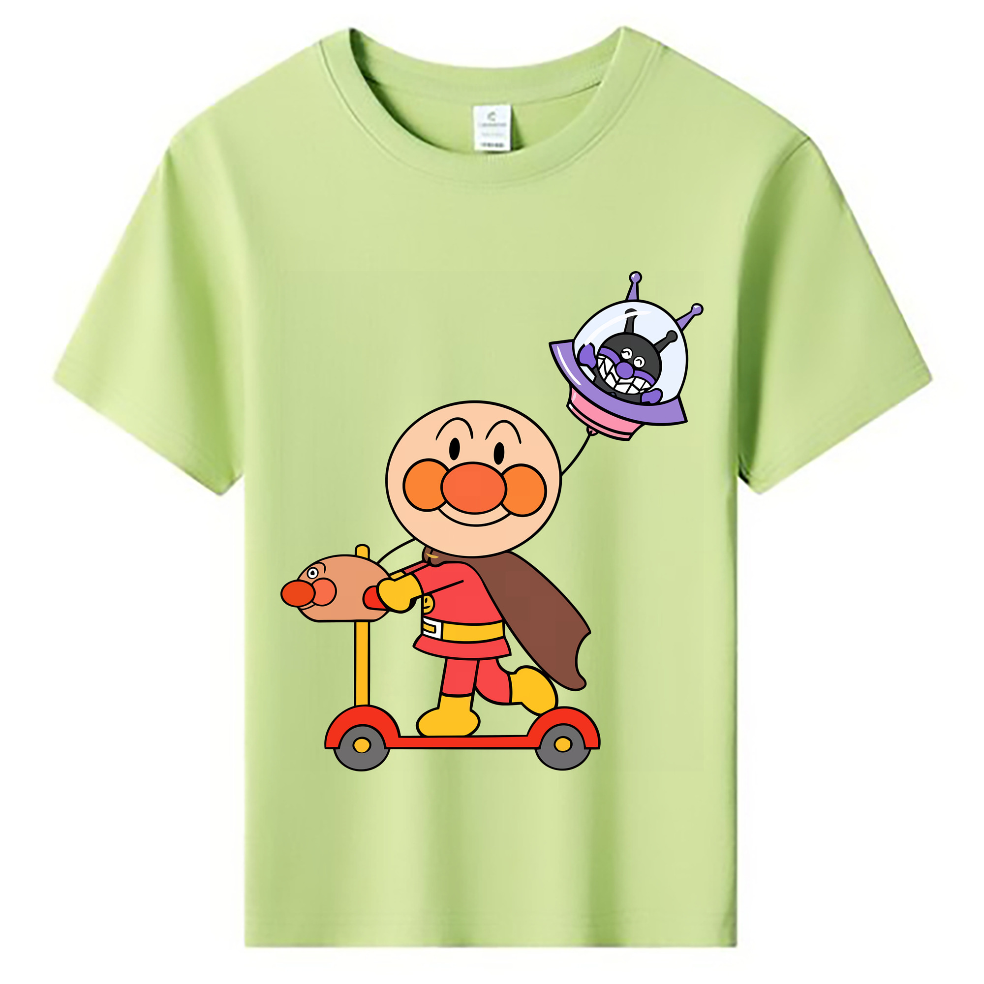 （画像用） アンパンマン Anpanman 綿100％キッズTシャツ（フロントプリント）